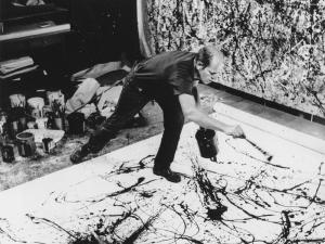 Jackson pollock abstrait