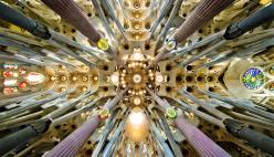 Sagrada familia nave roof detail
